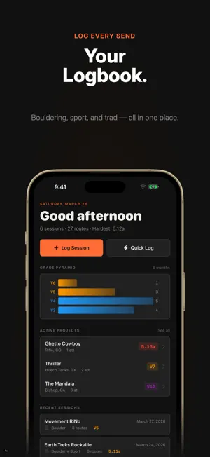 Climbing Log - Beta screenshot 1
