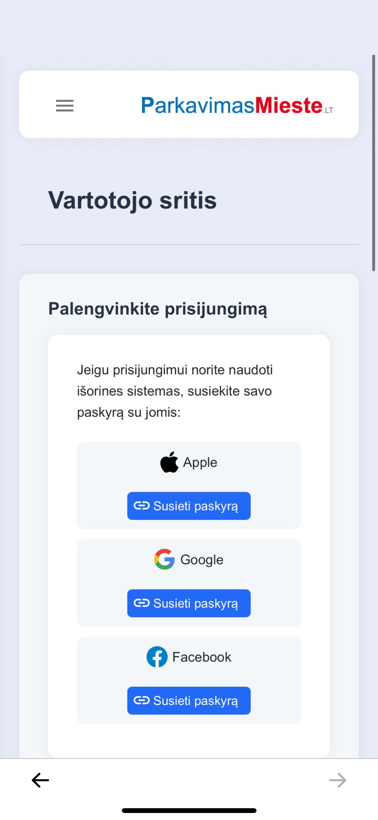 Screenshot 2 of ParkavimasMieste
