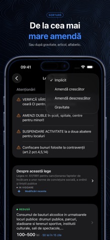 eLex Ordine Publică · Amenzi screenshot