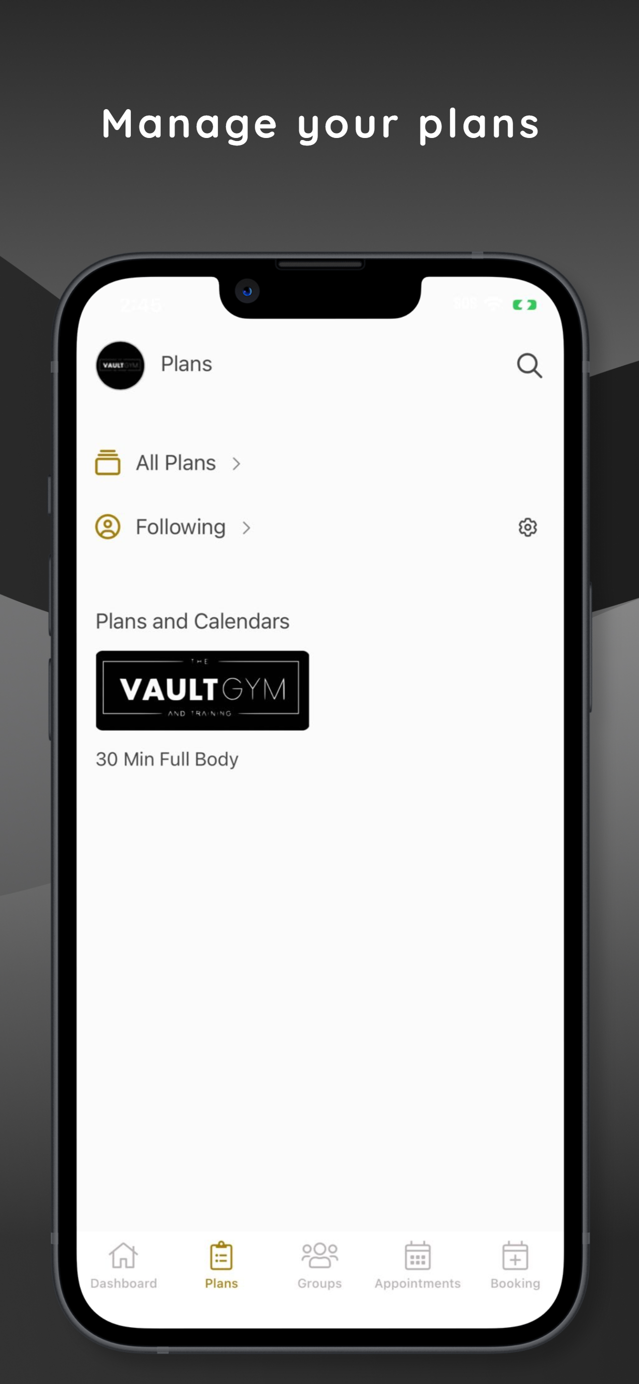 The Vault Gym and Training