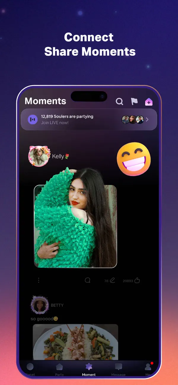 #4. SoulChill - Voice Chat Room (iOS) 由: SpaceCape Technology Pte. Ltd.