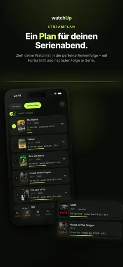 Capture d'écran de WatchUp sur iPhone 5