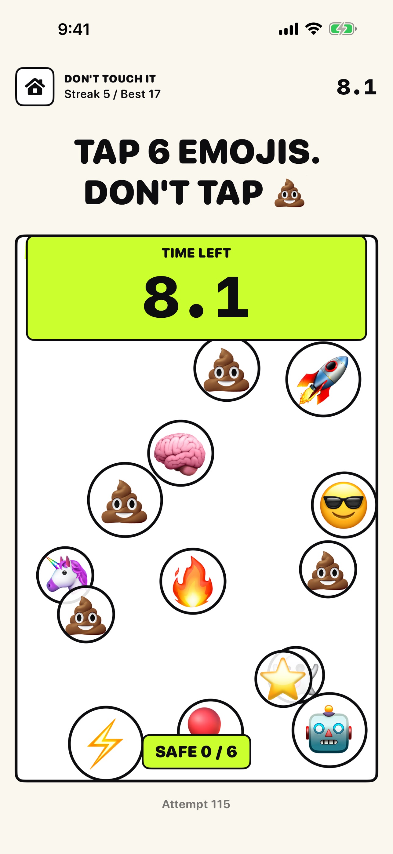 Screenshot 3 of Don't Touch It: Reaction Game
