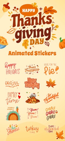 Thanksgiving Day: Stickers screenshot