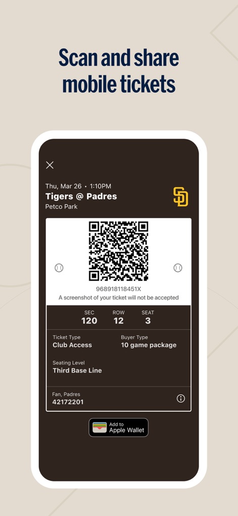 MLB Ballpark - Seamless Entry
