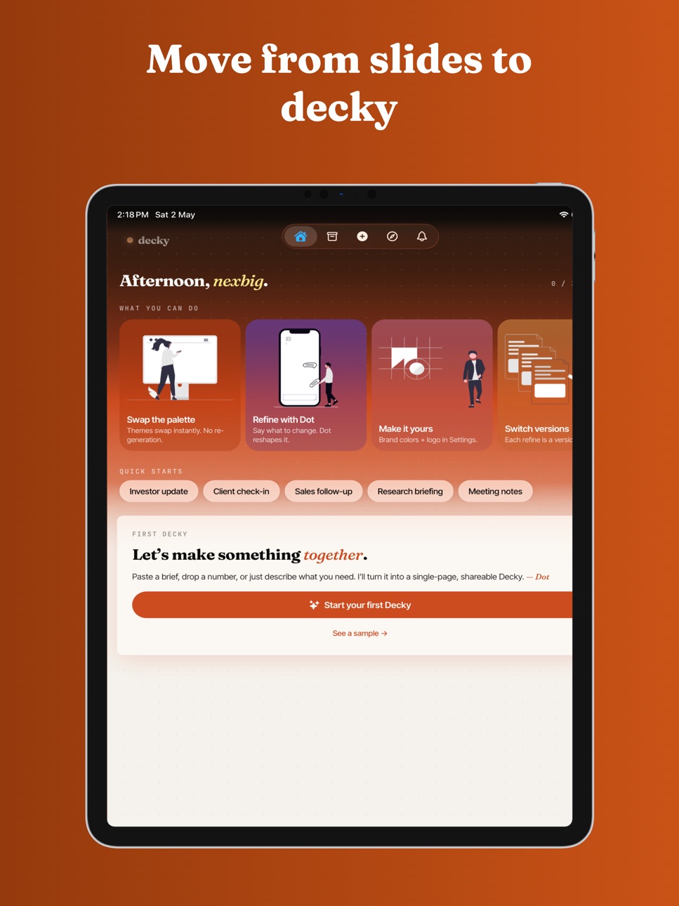 iPad screenshot