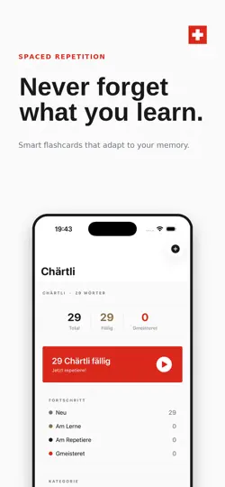 Captura de pantalla de Grüezi - Learn Swiss German en iPhone 5
