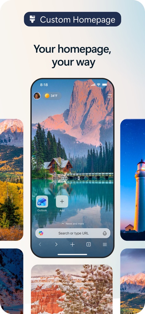 Microsoft Edge: AI Browser - Personalized Homepage Experience