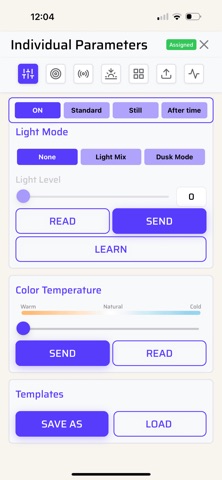 LarsLighting BT screenshot