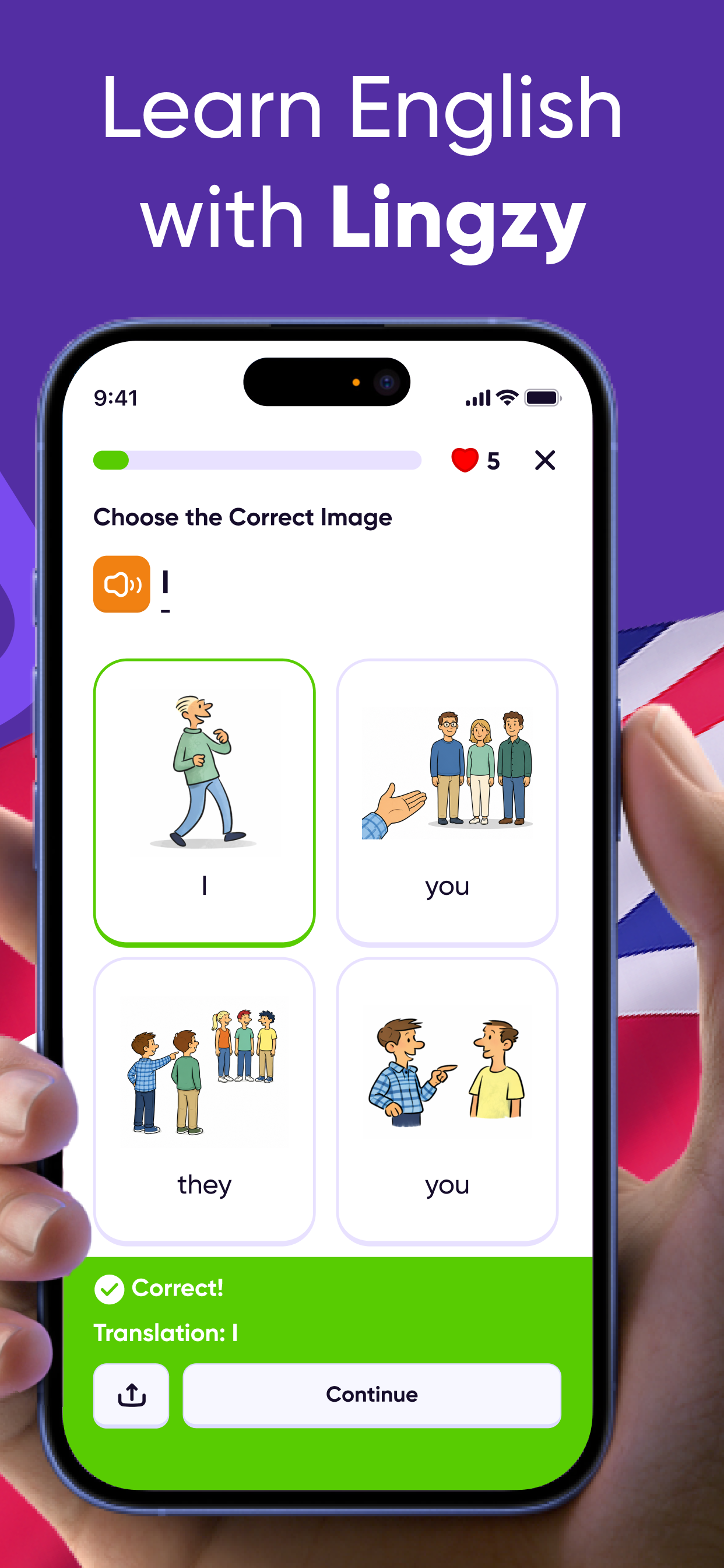 Lingzy: Learn English AI A1-C2 screenshot 2