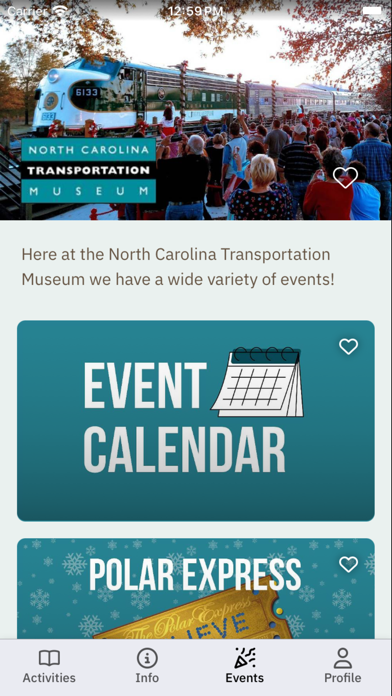 NC Transportation Museum App Screenshot