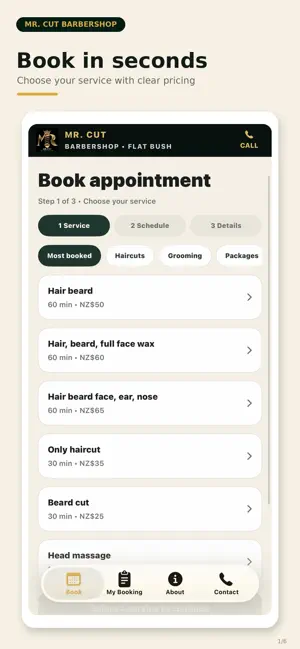 Mr Cut Barbershop screenshot 1
