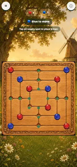 Capture d'écran de Merrills: Nine Men's Morris sur iPhone 5