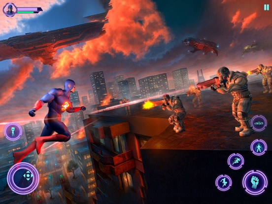 Grand Superhero Justice Sim iPad screenshot 3 - Games app