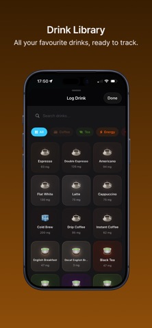 Hotshot Caffeine Tracker Screenshot 3 of 4