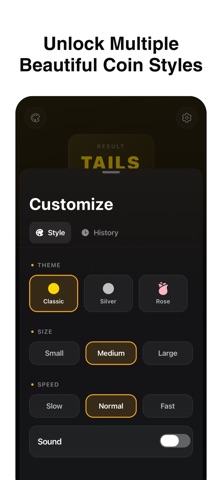 CoinFlipToss screenshot