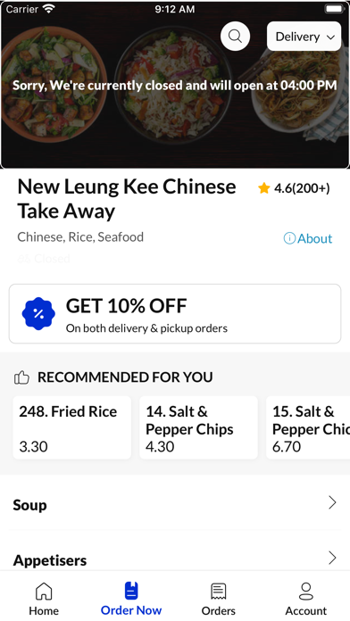 New Leung Kee Chinese Takeaway Screenshot