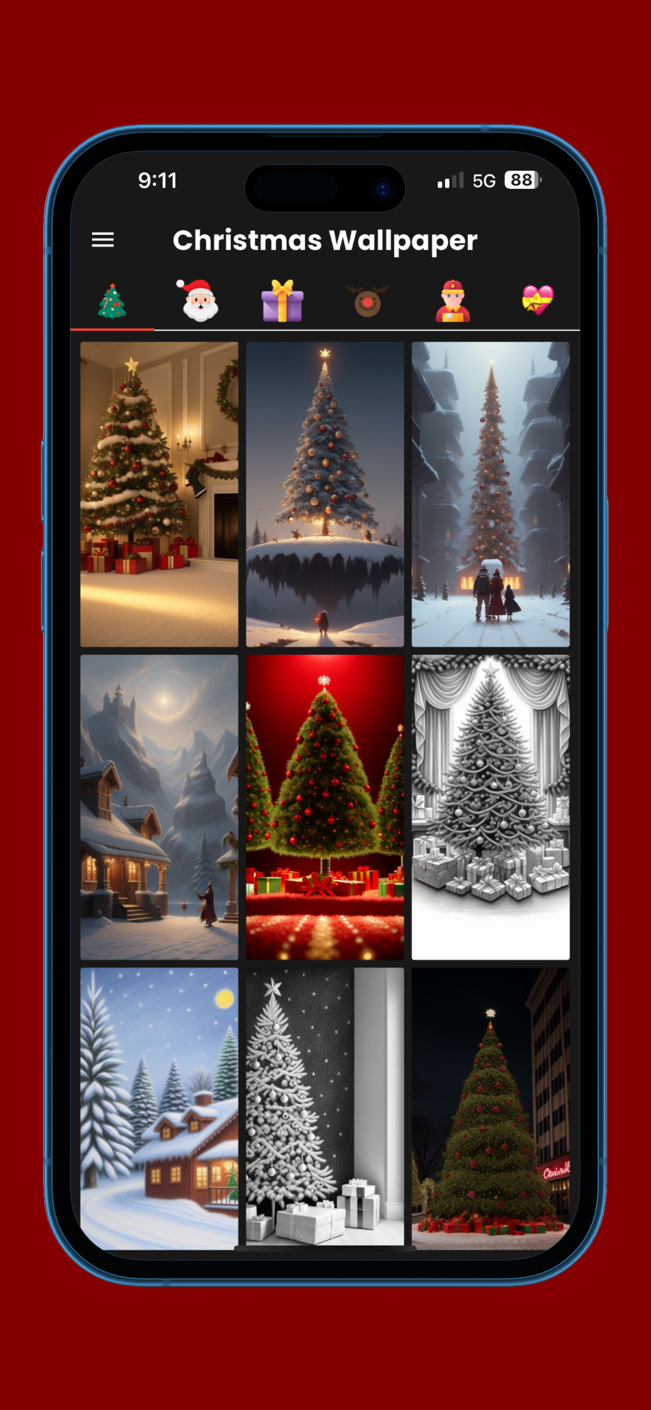 Christmas MerryScreen walls