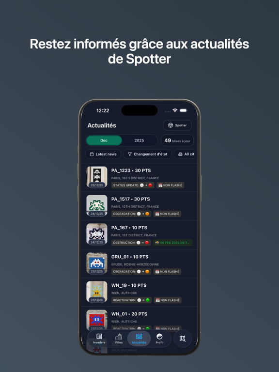 Screenshot #6 pour Mapvaders: carte d'Invaders