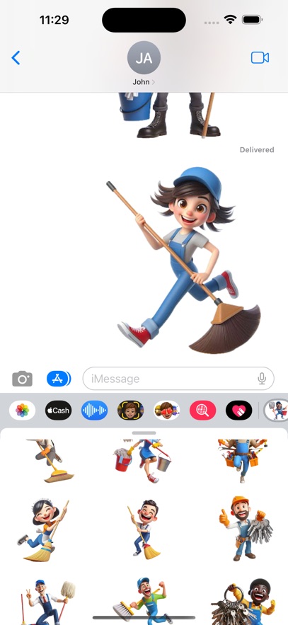 Janitor Stickers