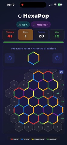 Hexapop screenshot