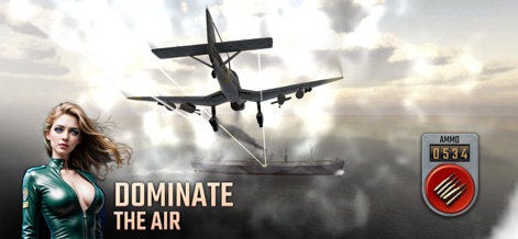 Uboat Attack - The app features dynamic air-to-sea combat scenarios, where aircraft engage enemy ships and an intuitive ammo counter tracks remaining ordnance.