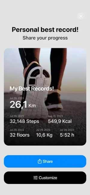Pedometer - Run & Step Counter screenshot 8