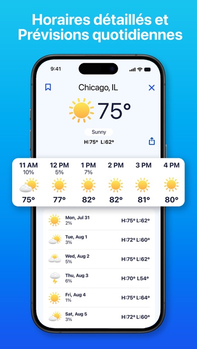 Screenshot #3 pour Weather Hi-Def Radar Forecast