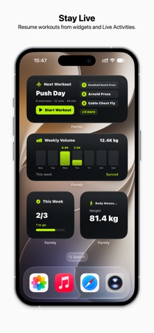 Formly:Gym Workout Tracker Screenshot 7 of 8