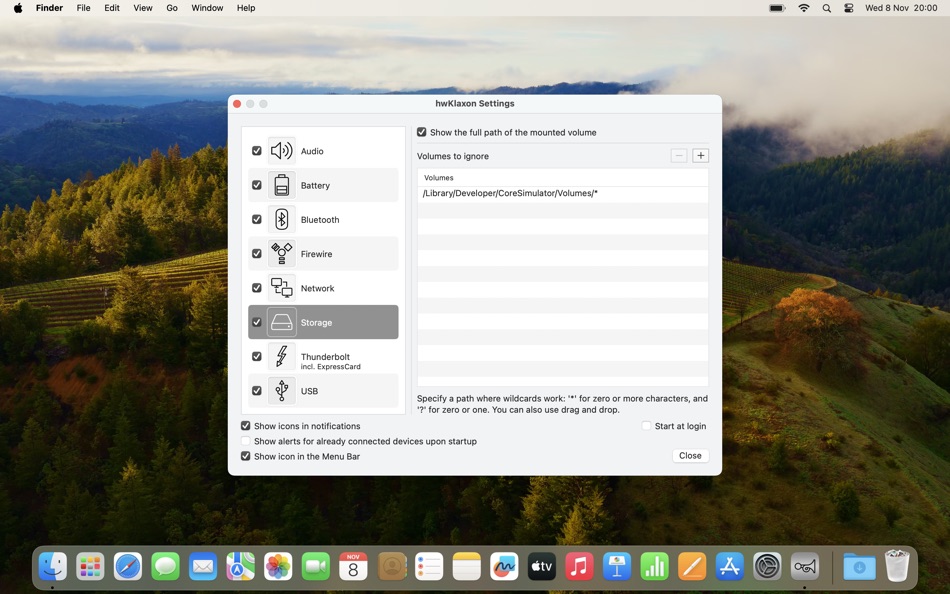 #7. hwKlaxon (macOS) 由: Jozsef Czompo