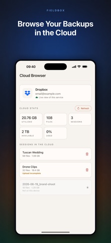 Fieldbox Backup Screenshot 6 of 8
