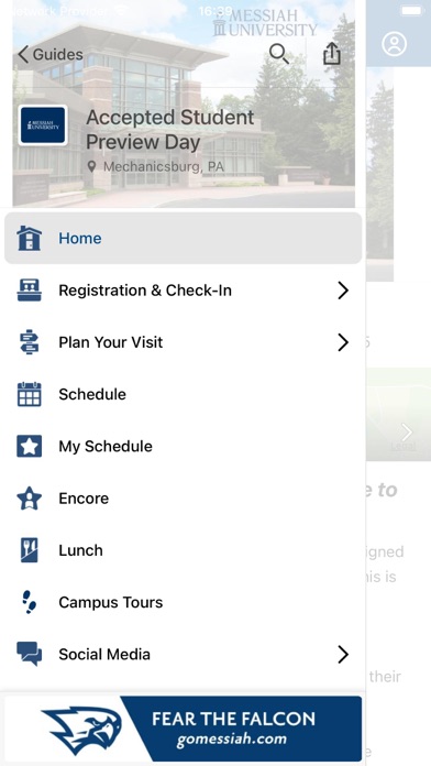 Screenshot #1 pour Messiah University Guides