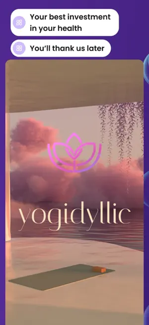 Yogidyllic Yoga App screenshot 1