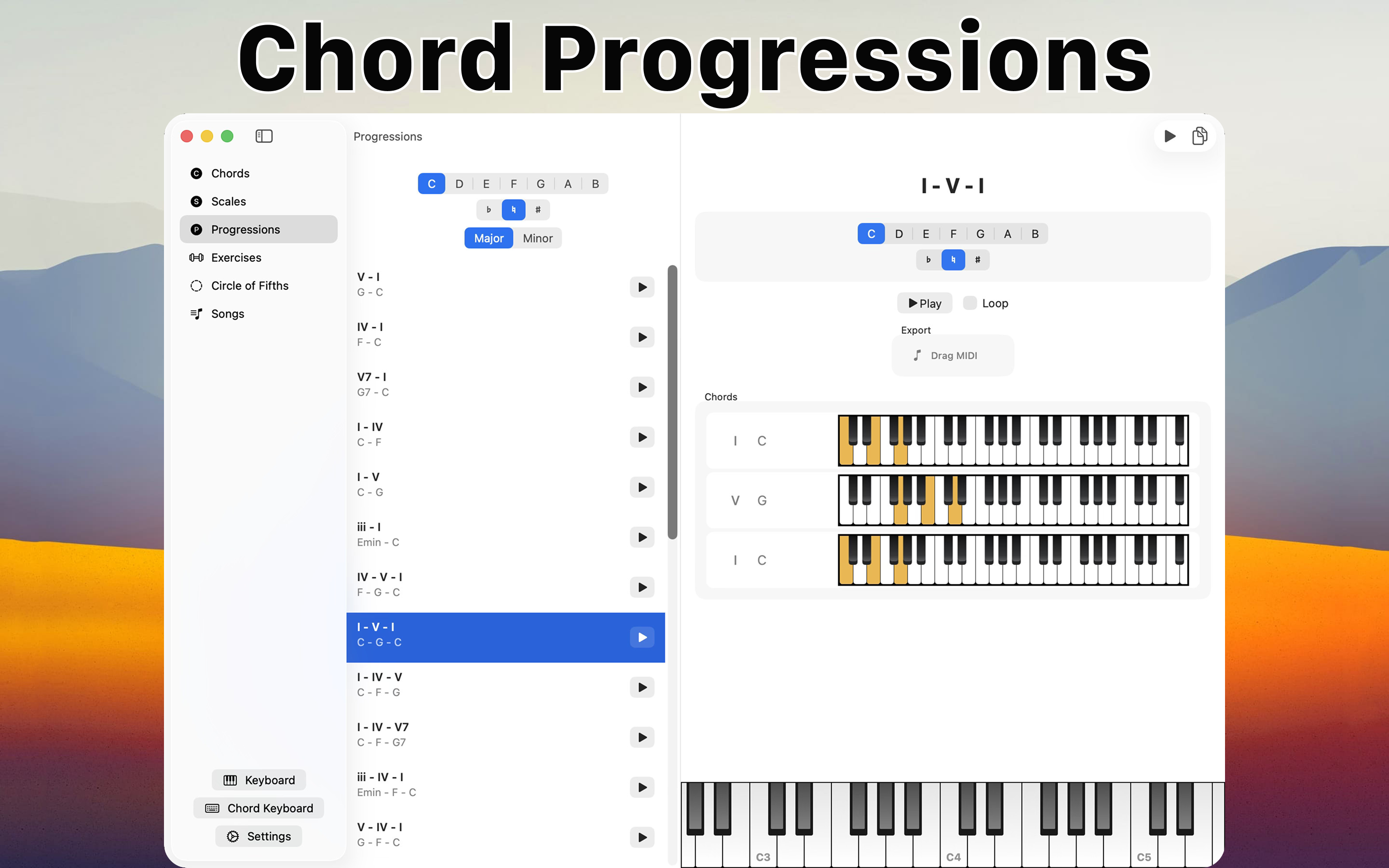Piano Chords and Scales screenshot 20