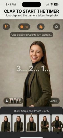 Auto Photo: Clap Camera Timer Screenshot 5 of 7