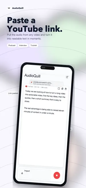 AudioQuill Transcriber screenshot 3
