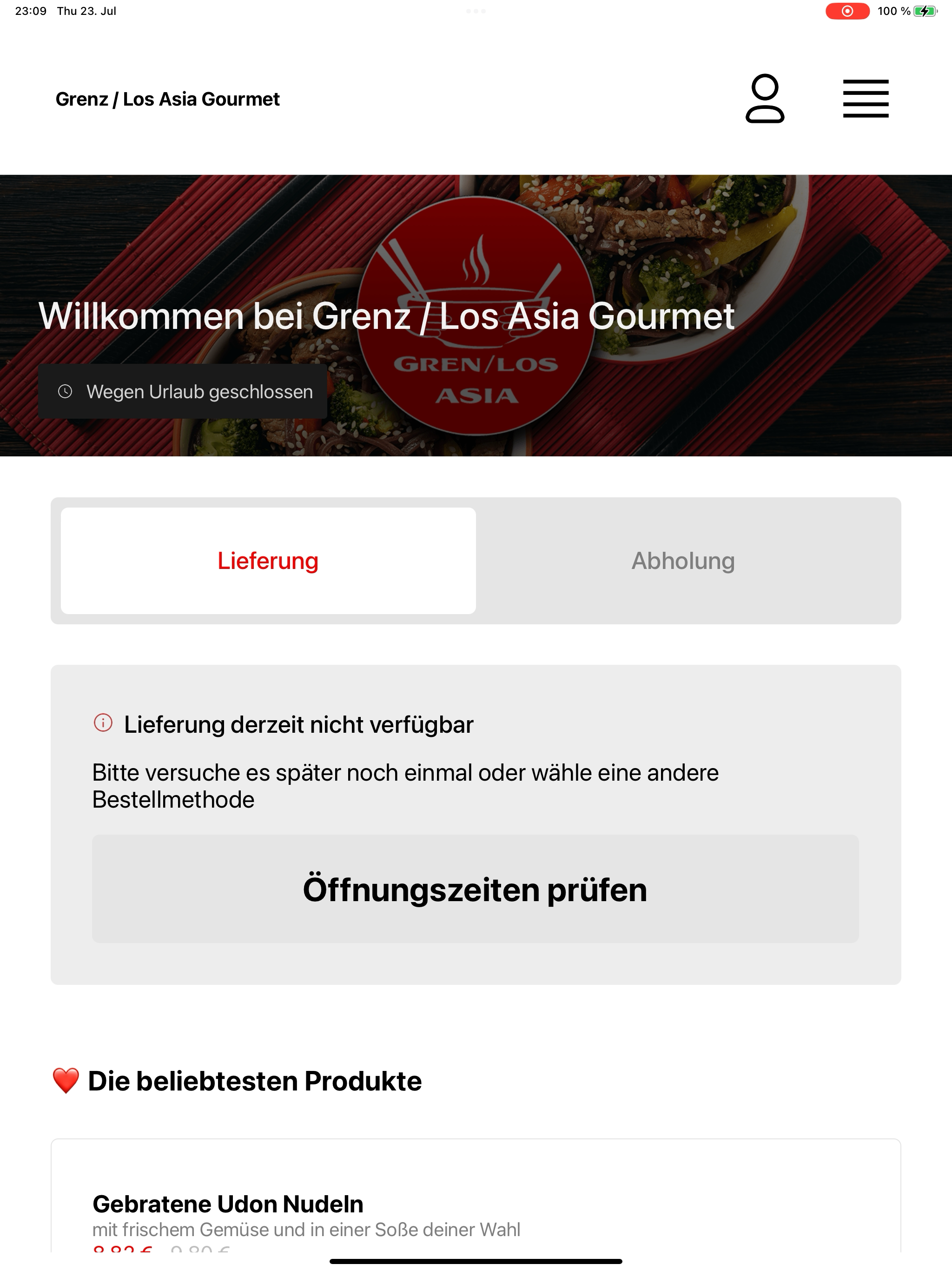 Grenz / Los Asia Gourmet screenshot 15
