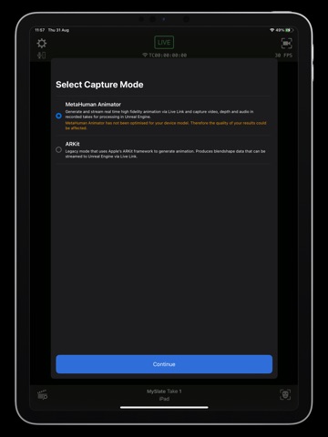 App screenshot