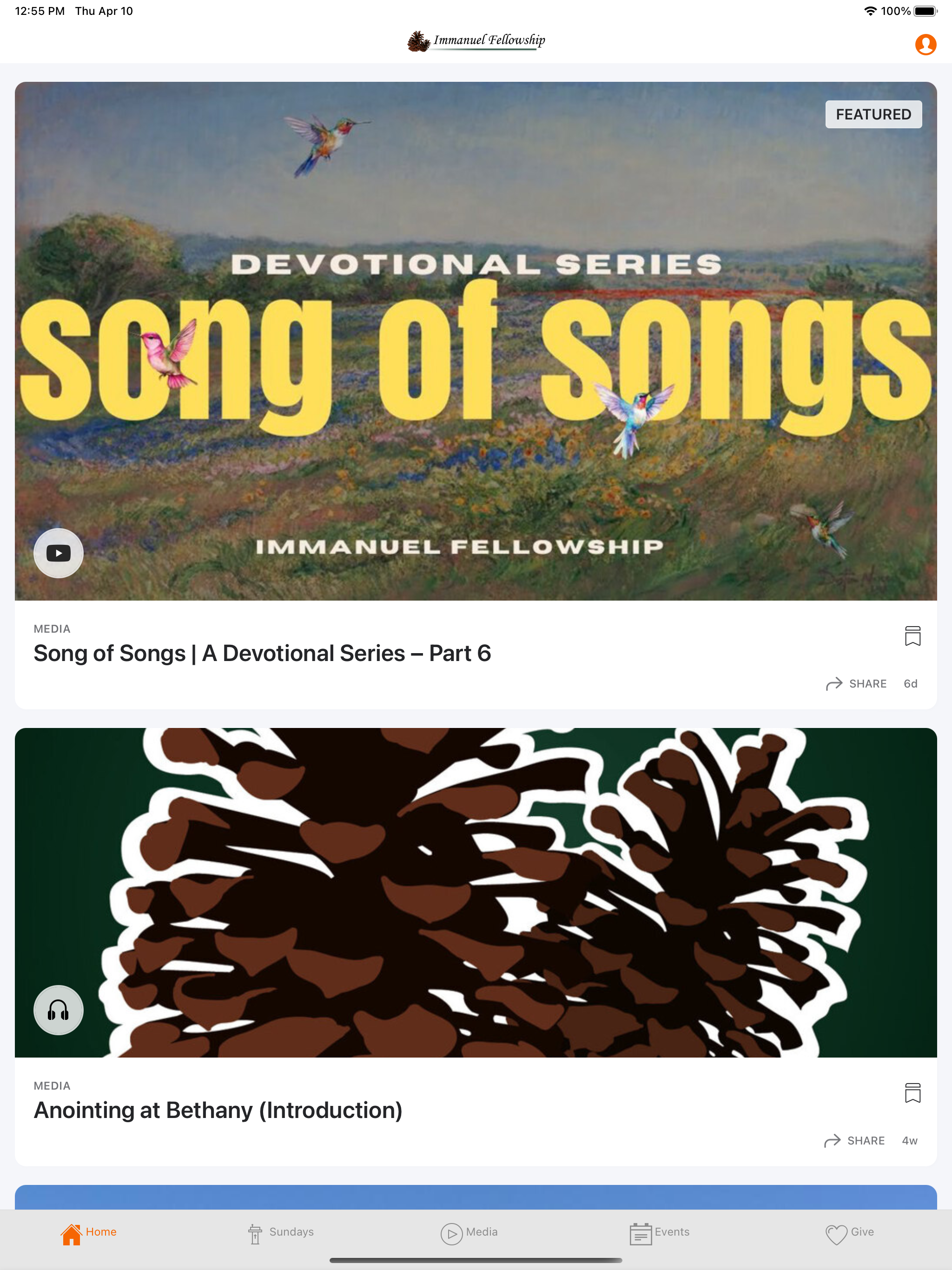 Immanuel Fellowship screenshot 4