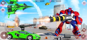 Jet Transform Robot Car Games screenshot #9 for iPhone