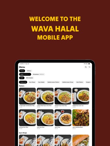 Wava Halal Grill iPad screenshot