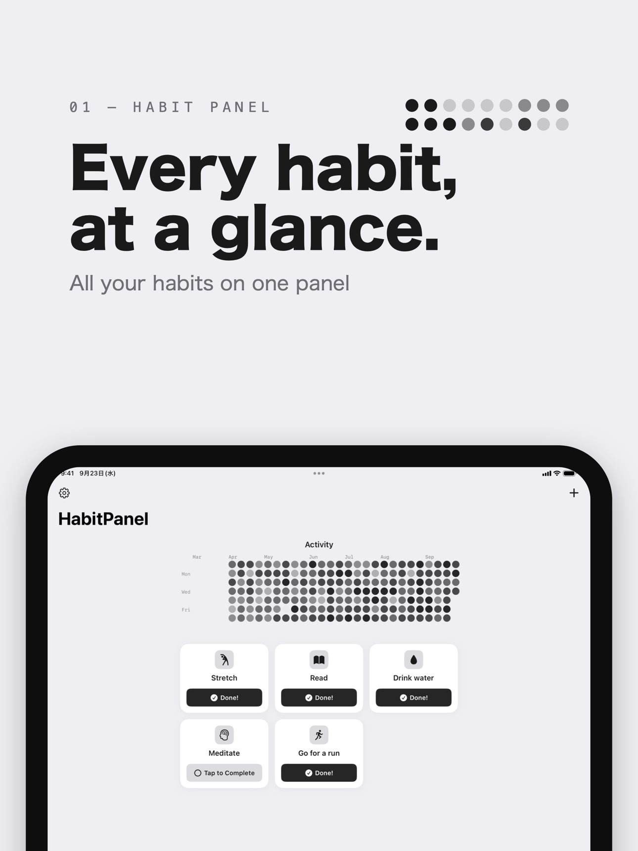 Screenshot 5 of HabitPanel: Habit Tracker