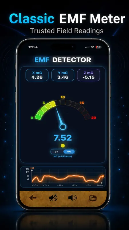 EMF Field Detector RF Scanner screenshot 4 of 9