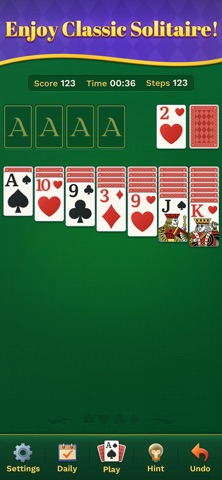 Solitaire Pocket: Quick Play iPhone screenshot