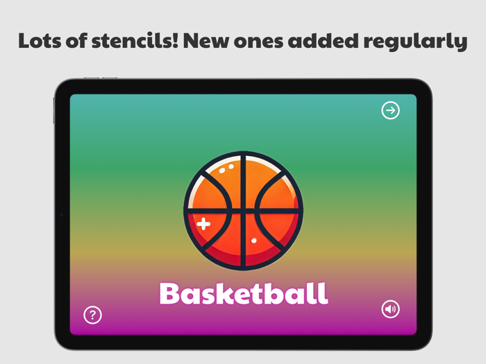 Baba Scribbles - stencil paint