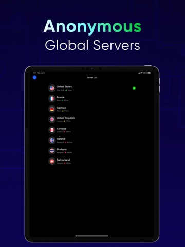 SecurityLab VPN: Speed iPad screenshot 4