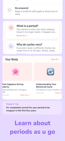安全的经期记录 - Soso screenshot