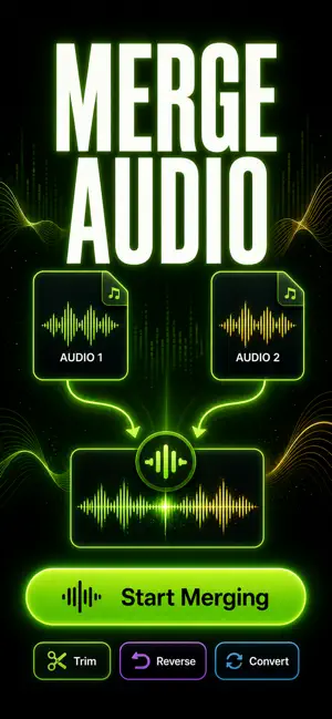 Combine Audio -Music,Mp3 Mixer screenshot 1