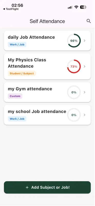 Daily Attendance Tracker App screenshot 4 of 7