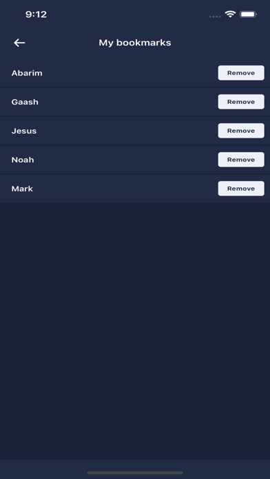 Bible Dictionary Offline Screenshot